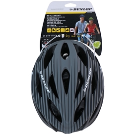 Dunlop Cykelhjelm Str S i Mørkegrå med visir