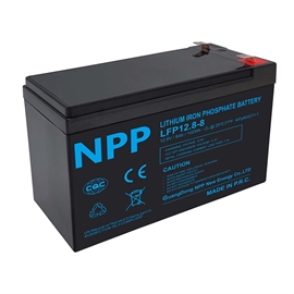 NPP Power Lithiumbatteri 12V/8Ah (Parallel + serie forbindelse)