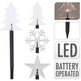 LED Lys i Snefnug design (5 stk.)
