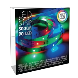 LED Lysbånd 90 LED 3 m, Multifarvet