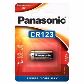 Panasonic CR123A 3V Lithium batteri