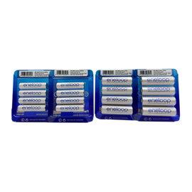 Panasonic Eneloop batterier 8 AA + 8 AAA