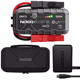 Noco Genius GBX75 Boost X Jumpstart + GBC103 & U65 Lader