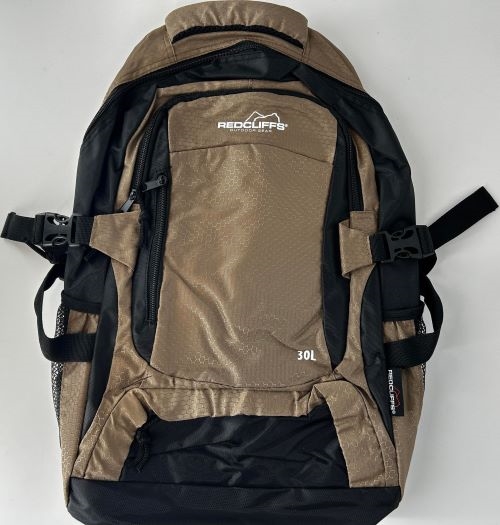 Redcliffs foldbar rygsæk 30 liter brun