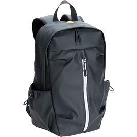 Sort rygsæk 20 liter med frontlomme og sidelommer