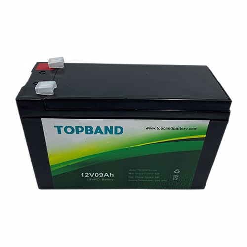 Topband 12v 9Ah Lithium batteri med Bluetooth