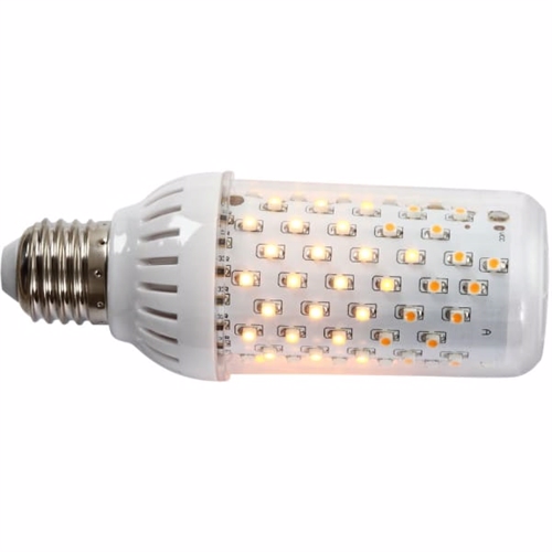 Firelamp 64 LED Hvid E27 300 Lumen Klar glas