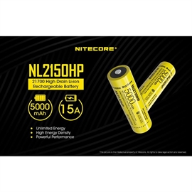 Nitecore 21700 NL2150HP 5000mAh Li-ion Batteri