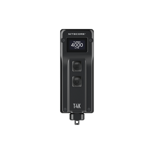 Nitecore T4K nøgleringslygte Genopladelig Sort 4000 Lumen