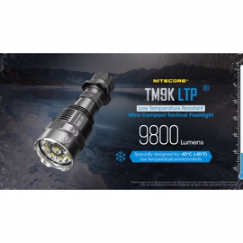 Nitecore TM9K LTP Genopladelig lygte 9800 Lumen