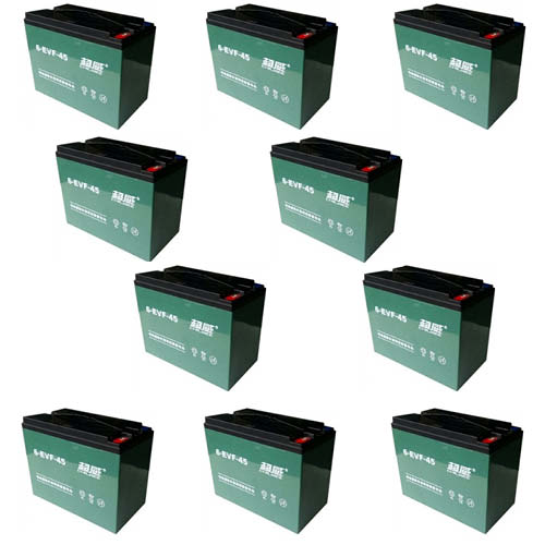 E Bike 2X 60V/45Ah AGM batteripakke