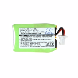 Plantronics CS540 batteri 140mAh (kompatibelt)
