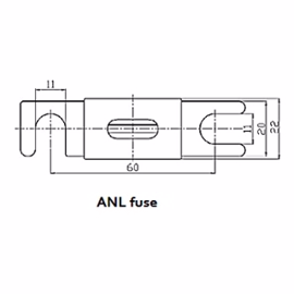 Victron ANL Fuse 500A/80v - 48v