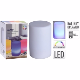 LED Lampe med fjernbetjening 10 x 15cm (24 farver)