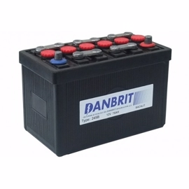 Startbatteri til veteran 12v 72Ah 440EN Bakelite 