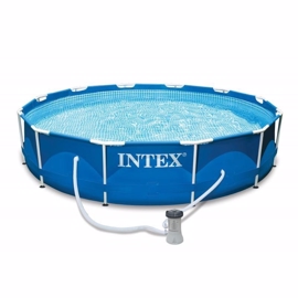 Intex oval pool 4485 liter med pumpe