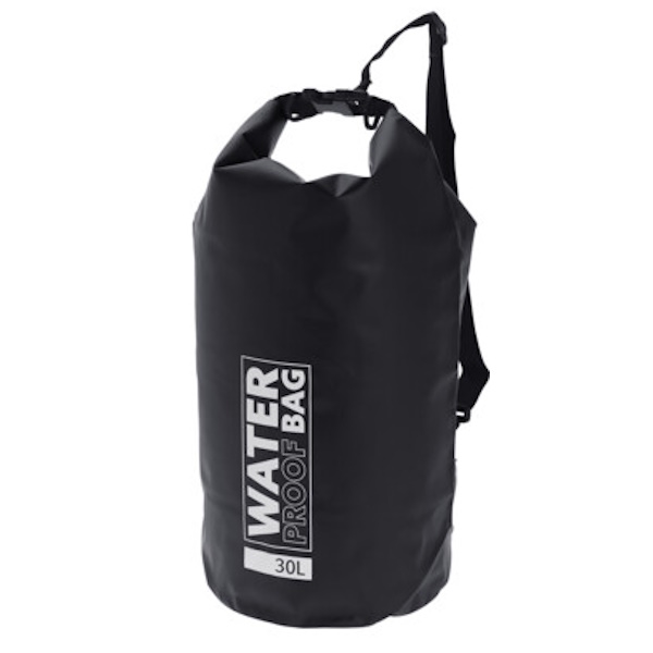 Dry bag 30 L. Sort