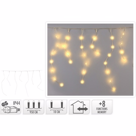 LED Lyskæde Istapper (9,5 meter)