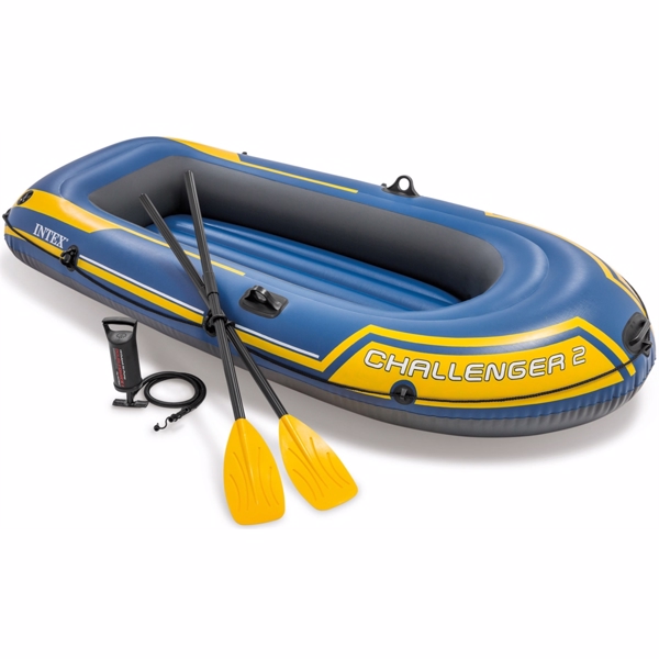 Intex Challenger 2 Gummibåd Sæt til 2 Personer