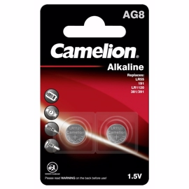 Camelion LR55 / AG8 / LR1120 1,5V Alkaline Plus batterier (2 stk)