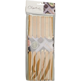 Bambus Spisepinde, 24 cm, 12 par