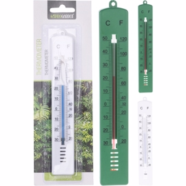 Pro Garden havetermometer 17 cm – Hvid eller Grøn (Assorteret)