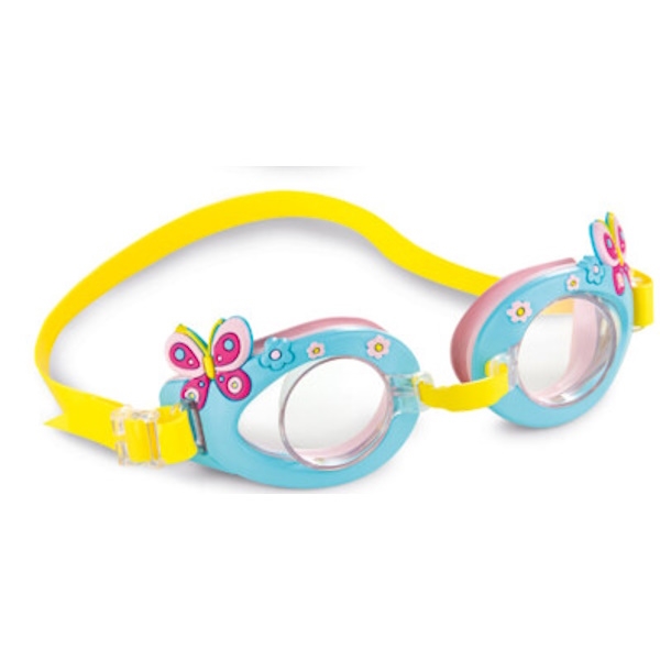 Svømmebriller til børn sommerfugle design
