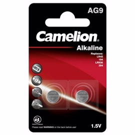 Camelion LR45 / AG9 / LR936 1,5V Alkaline Plus batterier (2 stk)