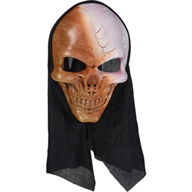 Halloween Skræmmende Maske med Stof, Lyserød og Kobberfarvet 