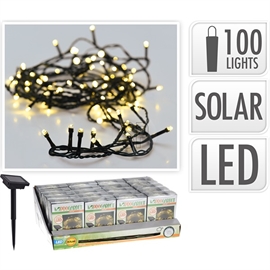 Pro Garden Solar LED Lyskæde 100 LED-lys