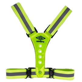 Umbro Løbevest neon med 8 led lys (refleks)