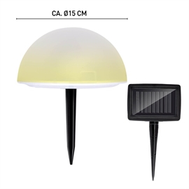 Grundig LED Solcelle Lamper 5 Stk. Varm Hvid Lys