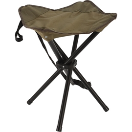 Redcliffs Camping Taburet med 4 Ben, Foldbar, Grøn 