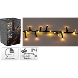 Snake LED Lyskæde 5 m 360 Varm-hvide Lys med Vandfaldseffekt