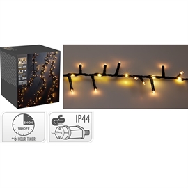 Snake LED Lyskæde 20 m 1410 Varm-hvide Lys med Vandfaldseffekt