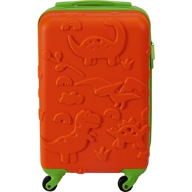 Børnekuffert – 3D Dinosaur Design 28L Håndbagage, Orange