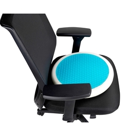 Vivamore Siddepude med Memory Foam, Rund