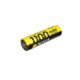 Nitecore 1100mAh 14500 NL1411R Li Ion Batteri - USB-C Genopladelig 