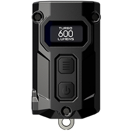 Nitecore TINI3 Genopladelig Nøgleringslygte 600 Lumen, Sort