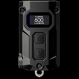 Nitecore TINI3 Genopladelig Nøgleringslygte 600 Lumen, Sort