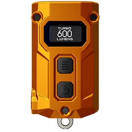 Nitecore TINI3 Genopladelig Nøgleringslygte 600 Lumen, Orange