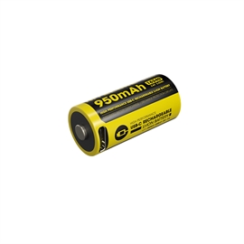 Nitecore NL169R 950mAh, 16340 Li Ion Batteri - USB-C Genopladelig 