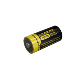 Nitecore 16340/RCR123A, Li Ion Batteri NL169 950mAh