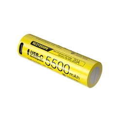 Nitecore NL2155HPR - 21700 5500mAh Li Ion Batteri - USB-C Opladelig