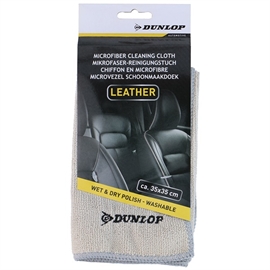 Dunlop Mikrofiberklud 35x35 cm til Bil Læderpleje, Grå
