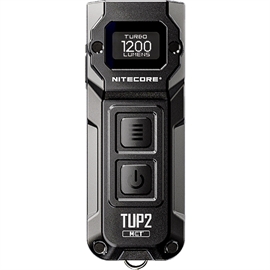 Nitecore TUP2 Opladelig LED Lommelygte 1200 Lumen, Sort
