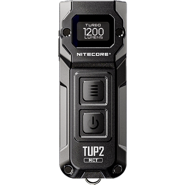 Nitecore TUP2 Opladelig LED Lommelygte 1200 Lumen, Sort