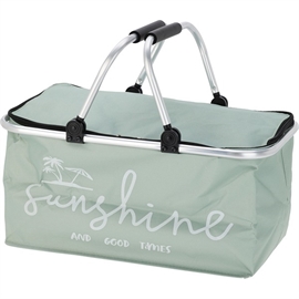 Grøn Køletaske 35 L med Lynlås og Håndtag