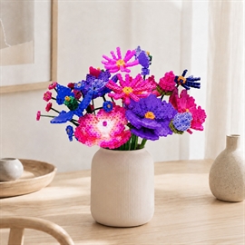 Perleblomsbuket Gerbara