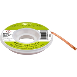 Goobay Aflodningstråd 2 mm × 1,5 m i rent kobber